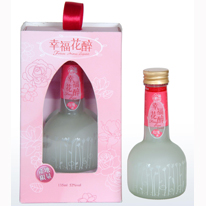 台灣 福祿壽酒廠 幸福花醉玫瑰花酒 135ml