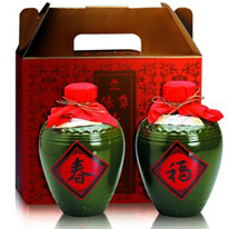 台灣 金門酒廠 2013 瓷陳年大高酒禮盒 600ml*2