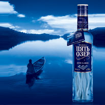 俄羅斯 西伯利亞製酒集團 五湖村伏特加 700ml