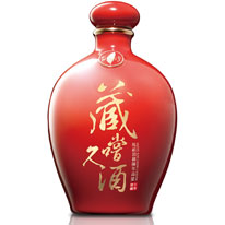 台灣 藏嚐久酒 十年窖藏-紅寶瓶高梁酒 500 ml(已停產)