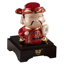 台灣 一同發財 笑臉財神 高粱酒 500 ml