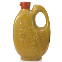 台灣 金門酒廠 1980 風濕藥酒 (瓷瓶)