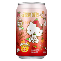 台灣 龍泉啤酒 水果吧 蘋果風味啤酒 Hello Kitty 40週年紀念限量罐 330 ml