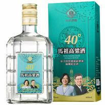台灣 馬祖酒廠 40度第14任總統副總統 就職紀念高粱酒(精裝版) 600ml