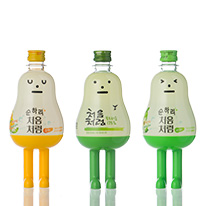 韓國 初飲初樂 燒酒 原味 柚子 蘋果 300ml