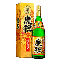 日本 白鹿慶祝清酒 玻璃瓶 1800ml