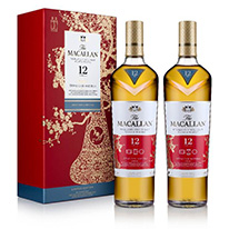 蘇格蘭 麥卡倫 黃金三桶12年 單一純麥威士忌 2019 新春禮盒 700ml