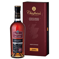 蘇格蘭 老酋長Port Dundas 2001單一穀物蘇格蘭威士忌原酒 700ml