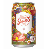 Sour3沙瓦 莓果風味 350ml
