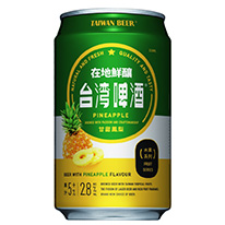 台灣 台灣啤酒 水果系列(甘甜鳳梨) 330ml