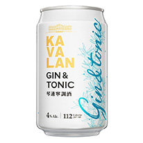 台灣 噶瑪蘭 Gin & Tonic 琴通寧調酒 320ml