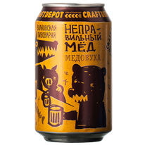 俄羅斯 不對的蜂蜜 330ml