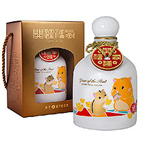 台灣  金門皇家 庚子鼠年紀念酒 開運福氣 200ml