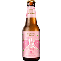 台灣 金色三麥 濃情草莓小麥啤酒 350ml