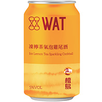 台灣 WAT 凍檸茶氣泡雞尾酒 330ml