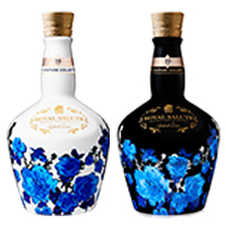 蘇格蘭 皇家禮炮21年藍玫瑰限定版-月夜黑/暮光白 700ml