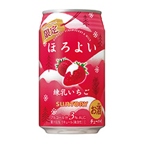 日本 三得利 ほろよい微醉 草莓煉乳 350ml