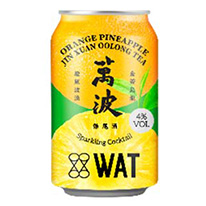 台灣 WAT 橙鳳波浪金萱烏龍氣泡雞尾酒 330ml