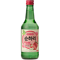 韓國 樂天初飲初樂草莓風味燒酒(新裝) 360ml