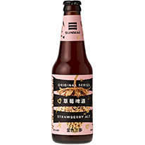 台灣 金色三麥 草莓啤酒 350ml