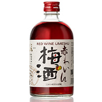日本 明石 信紅酒梅酒 500ml
