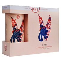 美國 加州乾杯酒莊 火鳳凰微氣泡粉紅酒 三入組 250ml