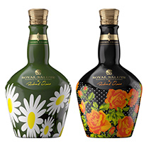 蘇格蘭 皇家禮炮21年新奢時尚系列第二代法蘭西菊/橙紅玫瑰 700ml