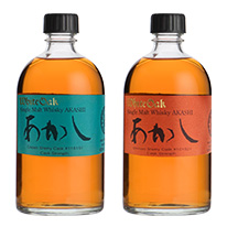 日本 明石Akashi單桶單一麥芽日本威士忌典藏組 500mlX2