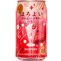 日本 三得利 ほろよい微醉  草莓聖代風味 350ml