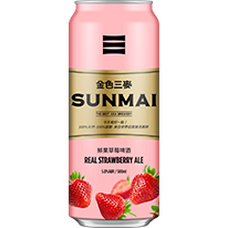 台灣 SUNMAI金色三麥鮮果草莓啤酒 500ml