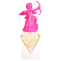 台灣 金門皇家酒廠 一箭鍾情邱比特珍鑽金箔酒 粉 750ml