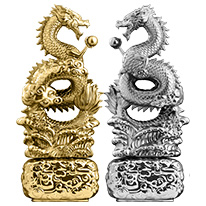 台灣 金門皇家酒廠 2024甲辰 肖龍金銀開運龍年限定款 500ml