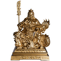 台灣 金門皇家酒廠 祥龍武聖 盤龍關公旺財酒 500ml