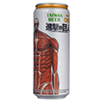 台灣 金牌ONE 進擊的巨人「巨人盲盒罐」 500ml