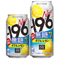 日本 三得利-196無糖－雙重檸檬 350/500ml