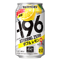 日本 三得利-196強冽－雙重檸檬 350ml
