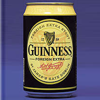 健力士罐裝黑烈啤酒