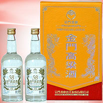 台灣 金門酒廠 2007 58度樣品酒禮盒 96ml*2